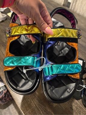 Kurt Geiger Multicolor Metallic Sandals